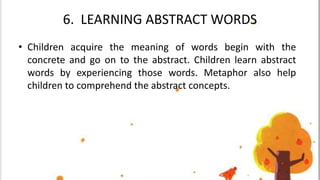 Language Learning Abstract How children learn language | PPTX