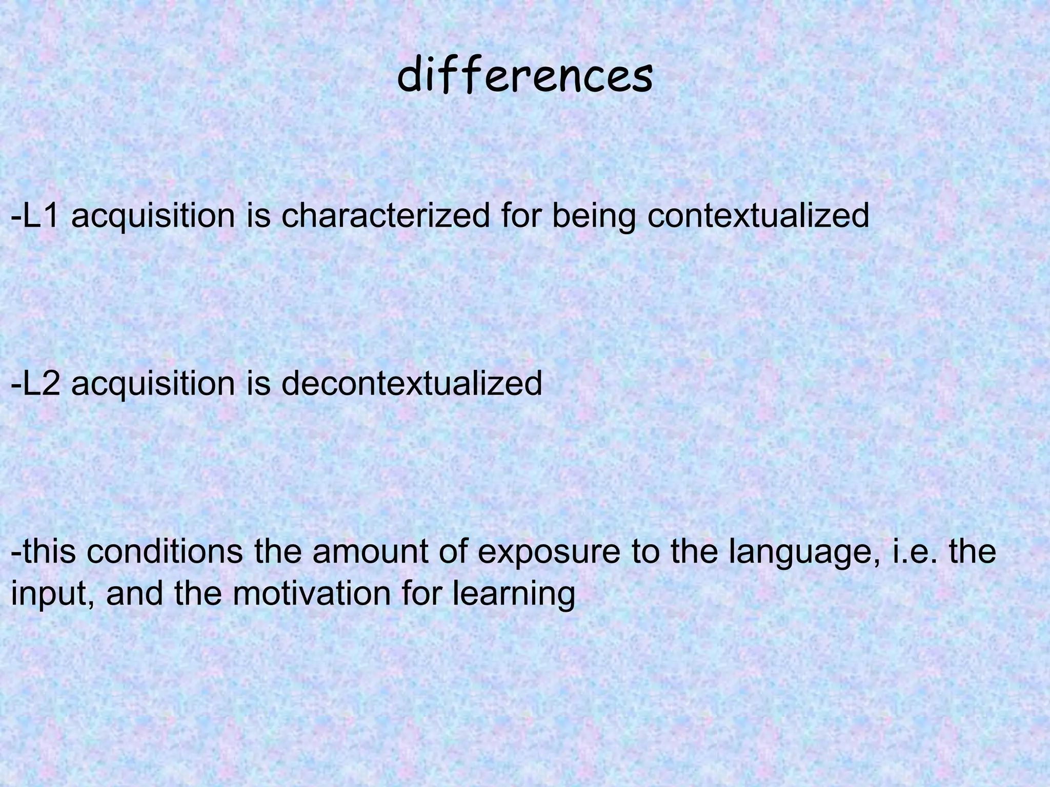 How children learn languages (1) | PPTX