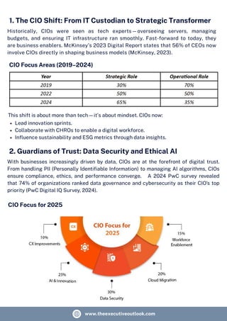 How CIOs Are The Guardians of Digital Transformation | PDF