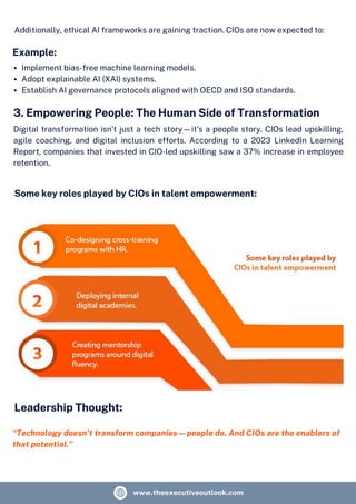 How CIOs Are The Guardians of Digital Transformation | PDF