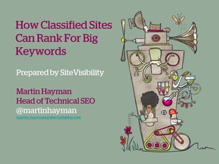 How Classified Sites Can Rank for Big Keywords