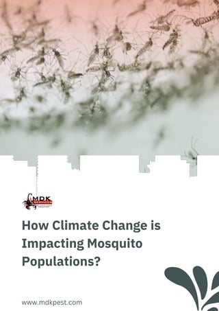 How Climate Change is
Impacting Mosquito
Populations?
www.mdkpest.com
 