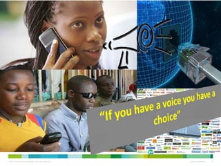 “If you have a voice you have a choice”