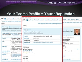 Your Teams Profile = Your eReputation 