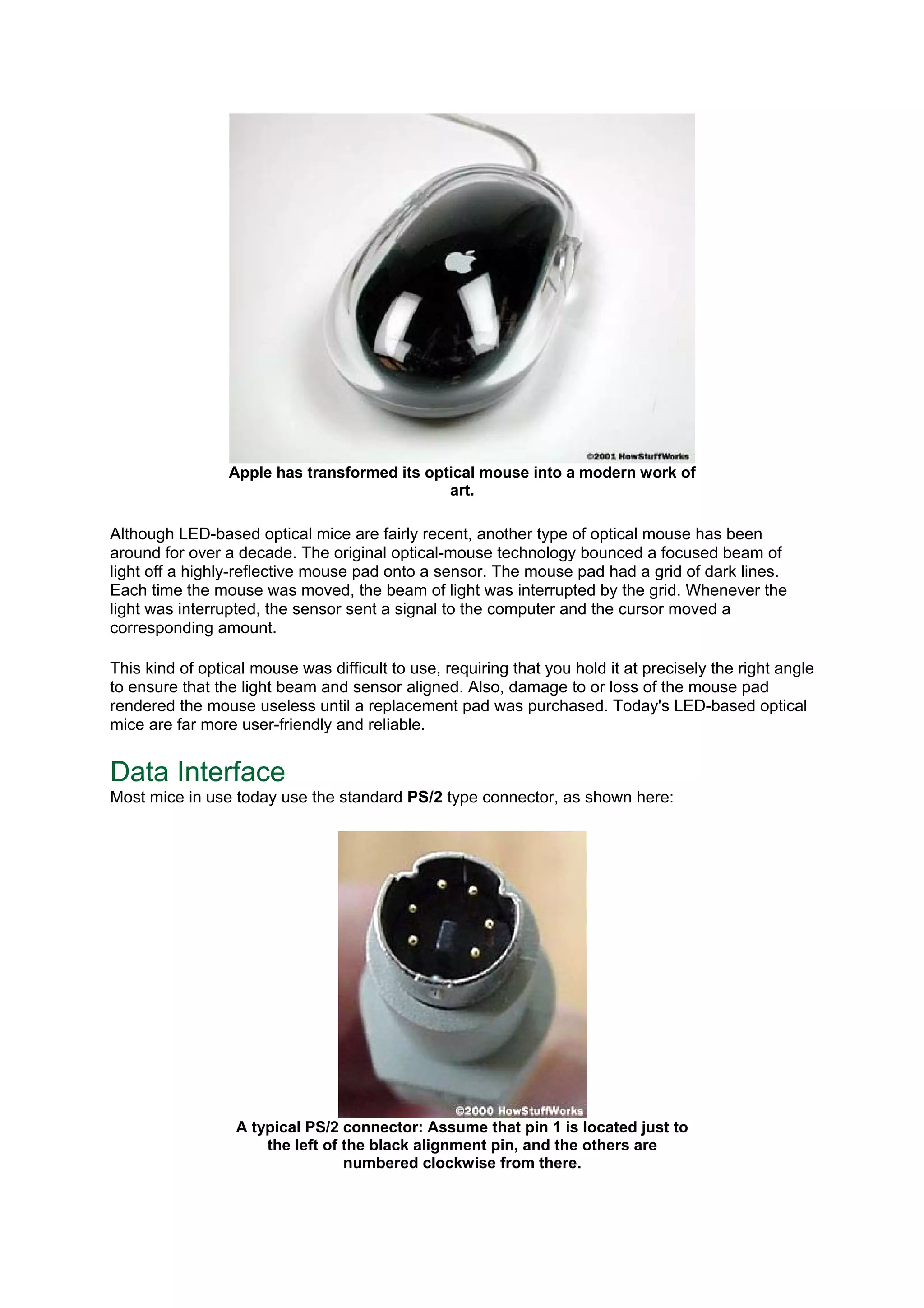 How computer mice work | PDF | Computer Peripherals | Computing