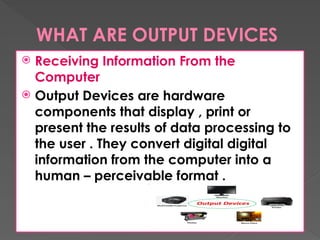 Af Output To Computer Understanding Input and Output Hardware: How Computers Communicate with ...