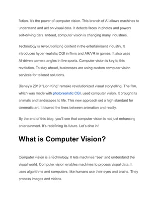 How Computer Vision Is Changing the Entertainment Industry.pdf