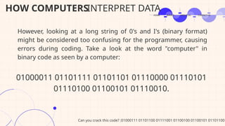 Understanding How Computers Work: From Binary to ASCII and Programming ...