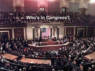 Who’s in Congress?
 