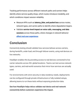 How Connectivity Testing Improves Network Performance Beyond Basic ...