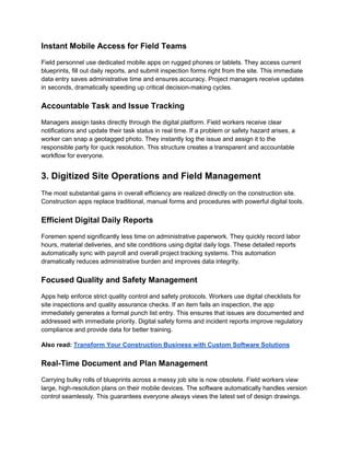 Construction Software for Smarter Project Control | PDF