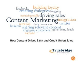 How Content Drives Bank and Credit Union Sales

|

 
