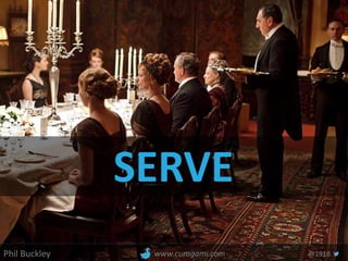 Phil Buckley @1918www.curagami.com
SERVE
 