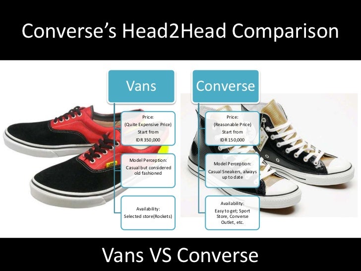 vans to converse size