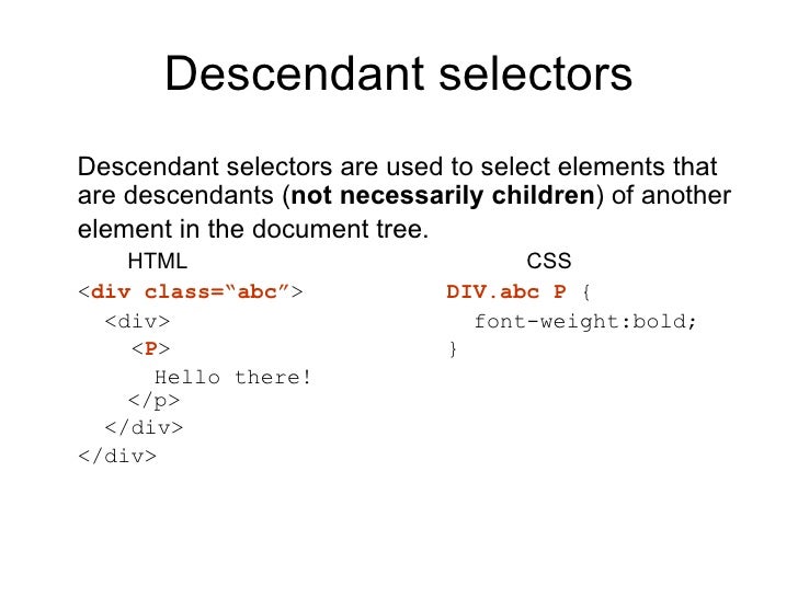 How Cascading Style Sheets (CSS) Works