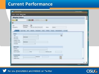 How Customer Feedback Shaped the Planned SAP Screen Personas (ASUG 0705) Slide 10