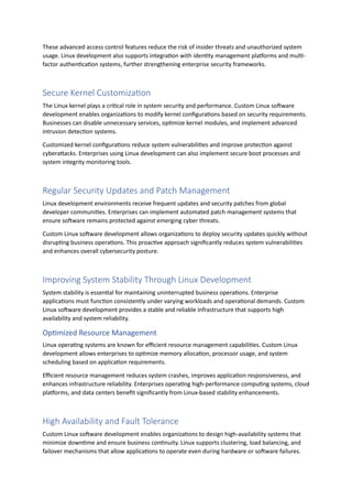 How Custom Linux Software Development Improves Security, Stability, and ...