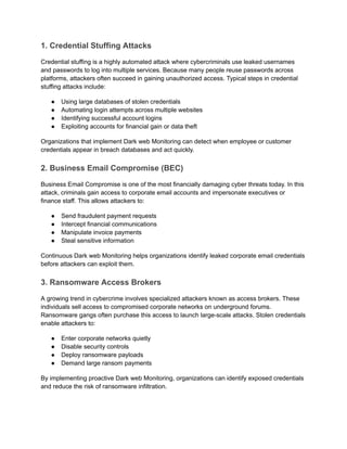 How Cybercriminals Exploit Stolen Credentials and the Importance of ...