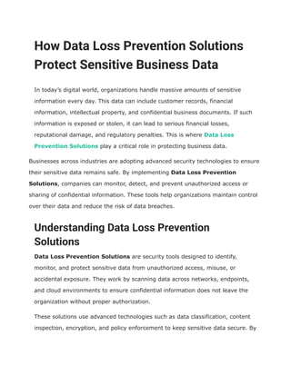 How Data Loss Prevention Solutions Protect Sensitive Business Data.pdf