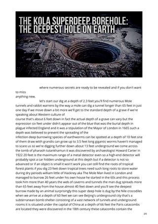 How deep can you possibly dig? PDF