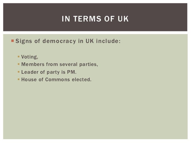 the uk as a liberal democracy Elections in the uk are generally free of corruption these notes form a concise and clear introduction to what is meant by the term liberal democracy. the uk as a liberal democracy Elections in the uk are generally free of corruption these notes form a concise and clear introduction to what is meant by the term liberal democracy.