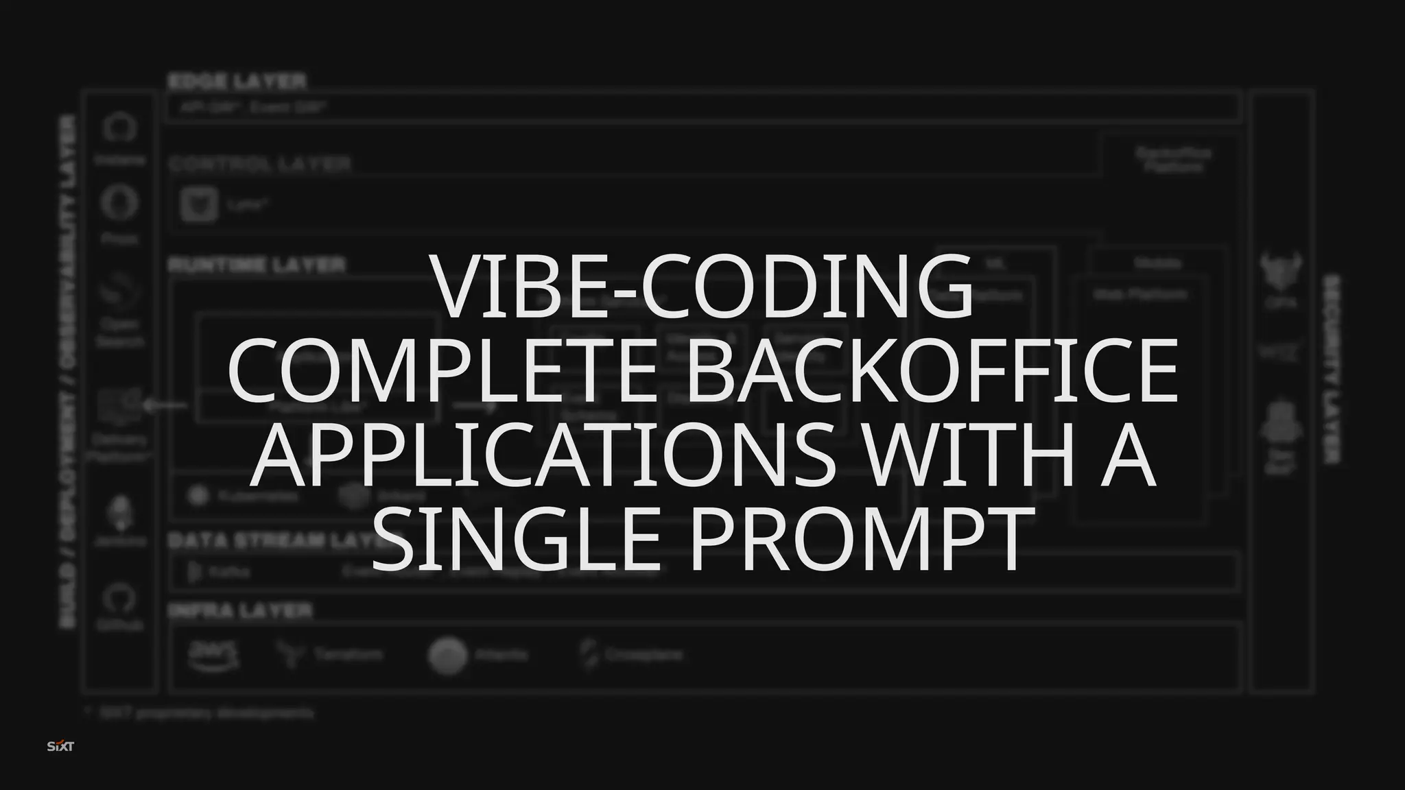VIBE-CODING
COMPLETE BACKOFFICE
APPLICATIONS WITH A
SINGLE PROMPT
 