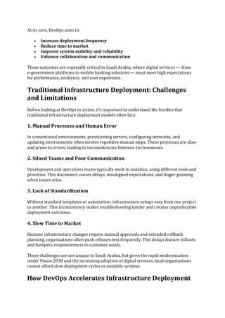 How DevOps Accelerates Infrastructure Deployment in Saudi Organizations.pdf