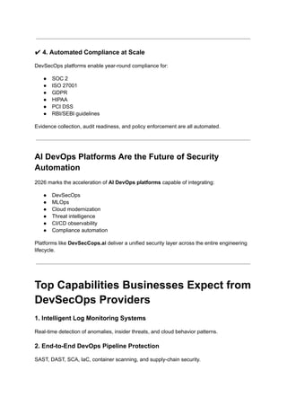 How DevSecOps Companies Are Redefining Enterprise Security in the AI ...