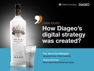 How diageo's digital strategy started?