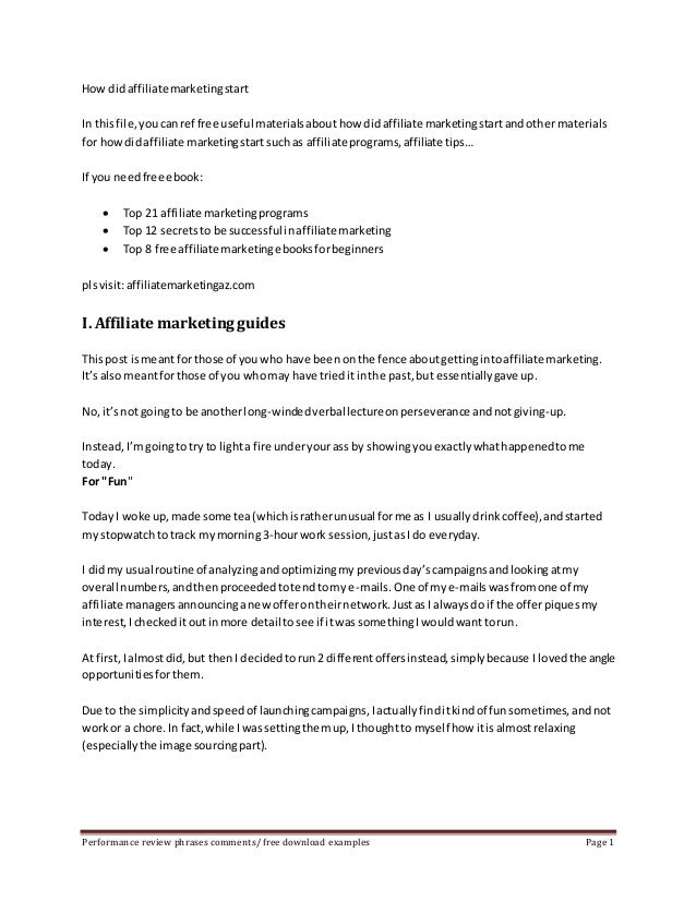 How Did Affiliate Marketing Start