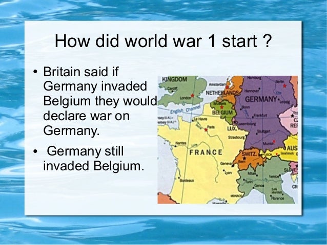 Why did ww1 happen