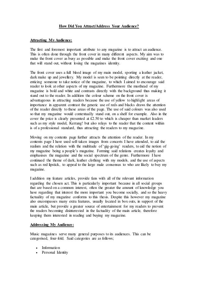 Entice the audience to the film essay image