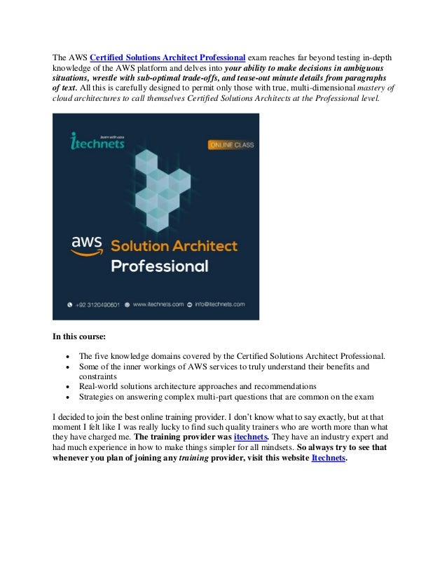 How did you prepare for aws certified solutions architect ...