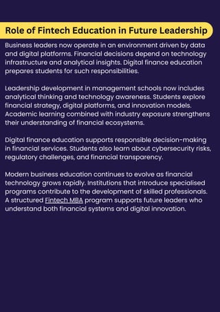 How Digital Finance Education Is Shaping the Next Generation of ...