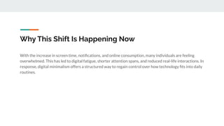 How Digital Minimalism Is Reshaping the Way We Live and Use Technology ...