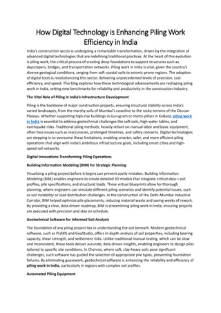 How Digital Technology is Enhancing Piling Work Efficiency in India.pdf