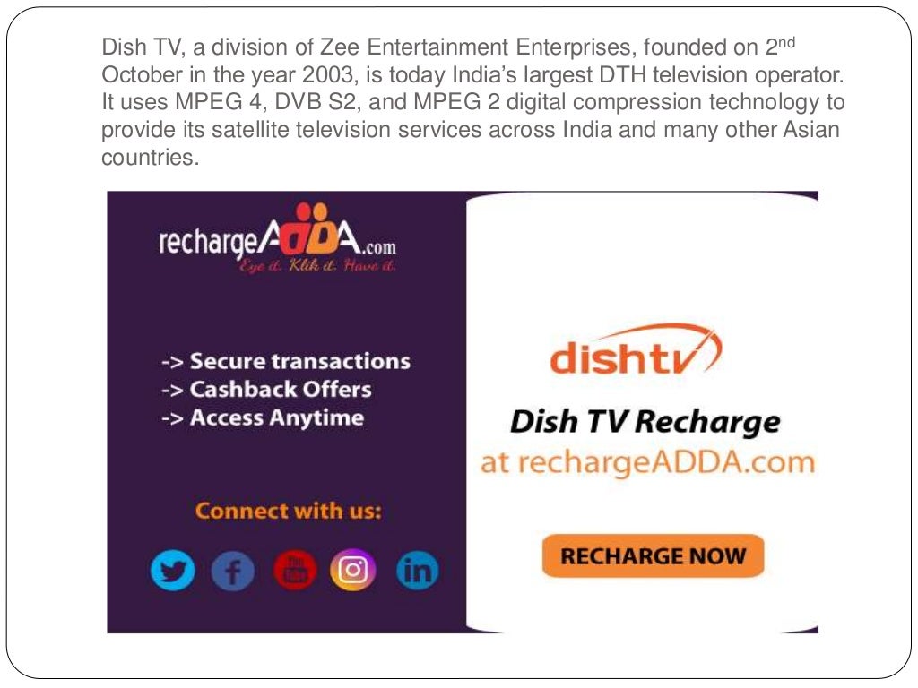 How dish tv online recharge enriches the televiewing