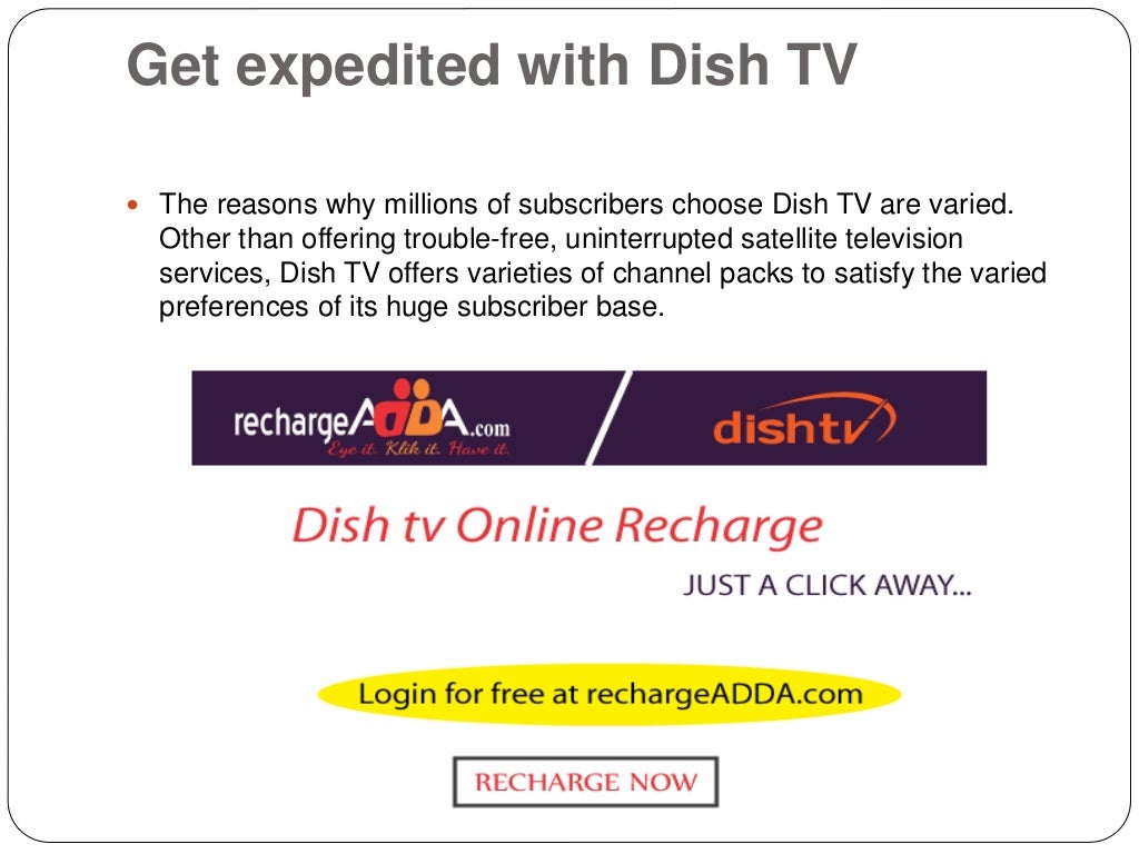 How dish tv online recharge enriches the televiewing