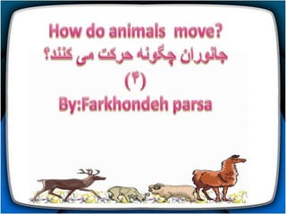 How do animals move (1-5)