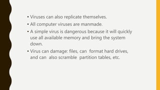 How do antivirus works | PPTX