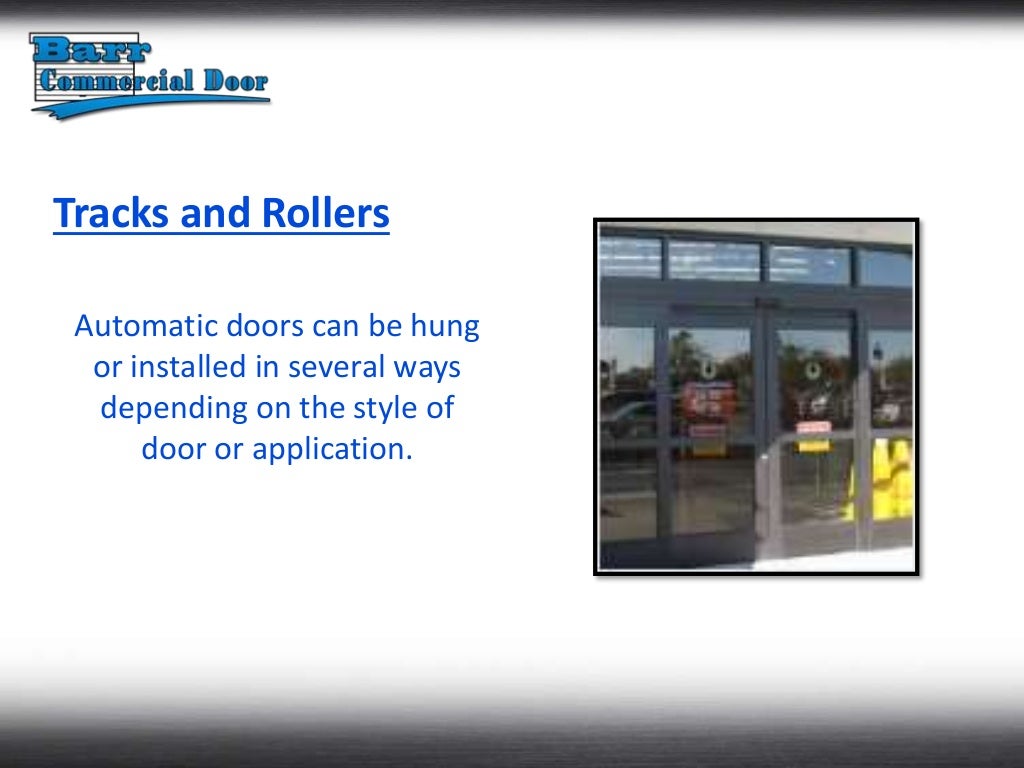 How do automatic sliding doors work