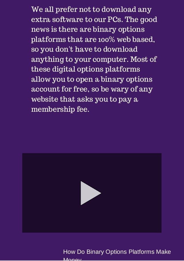 Binary options platform script