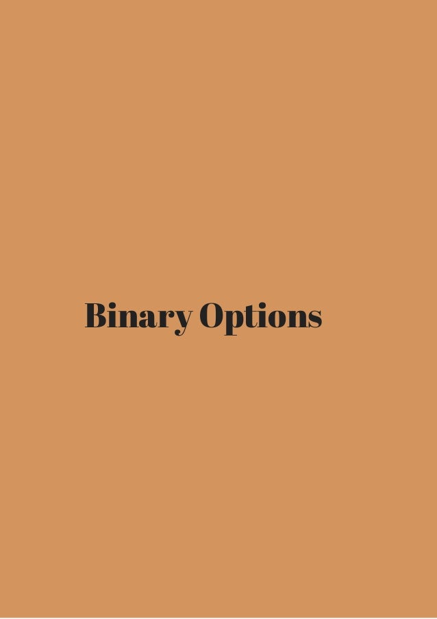 How does binary options work