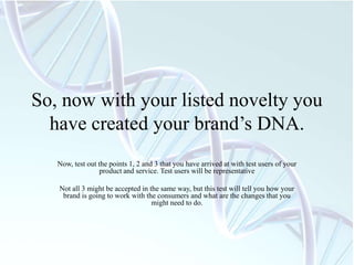 How do you decode your brand's dna | PPTX