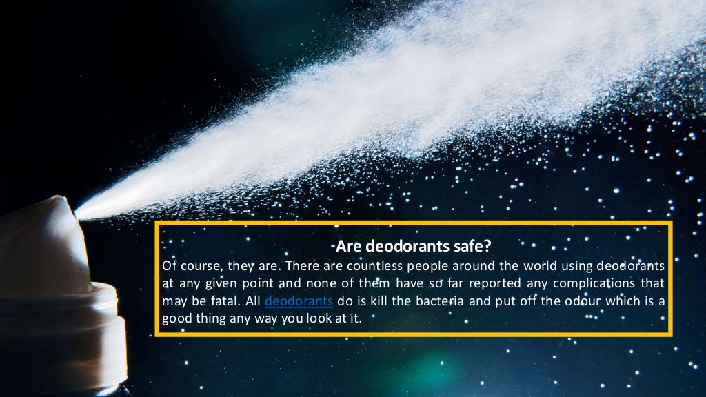 How do deodorants work