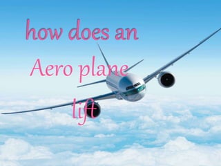 Aero plane
lift
 