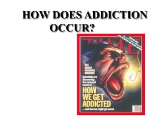 HOW DOES ADDICTION
OCCUR?
 