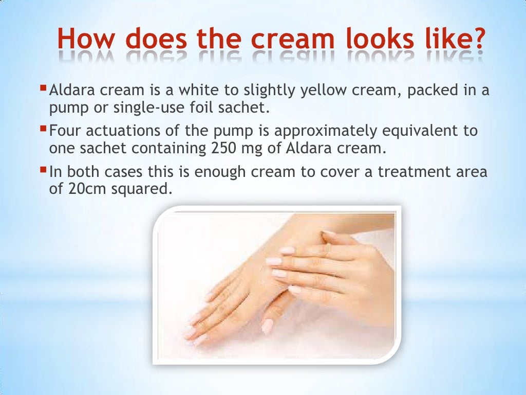 How does aldara works to cure warts