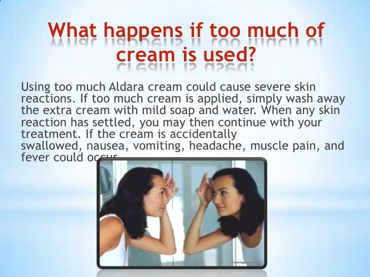 How does aldara works to cure warts