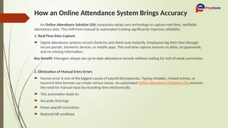 How Does an Online Attendance Solution USA Improve Accuracy.pptx